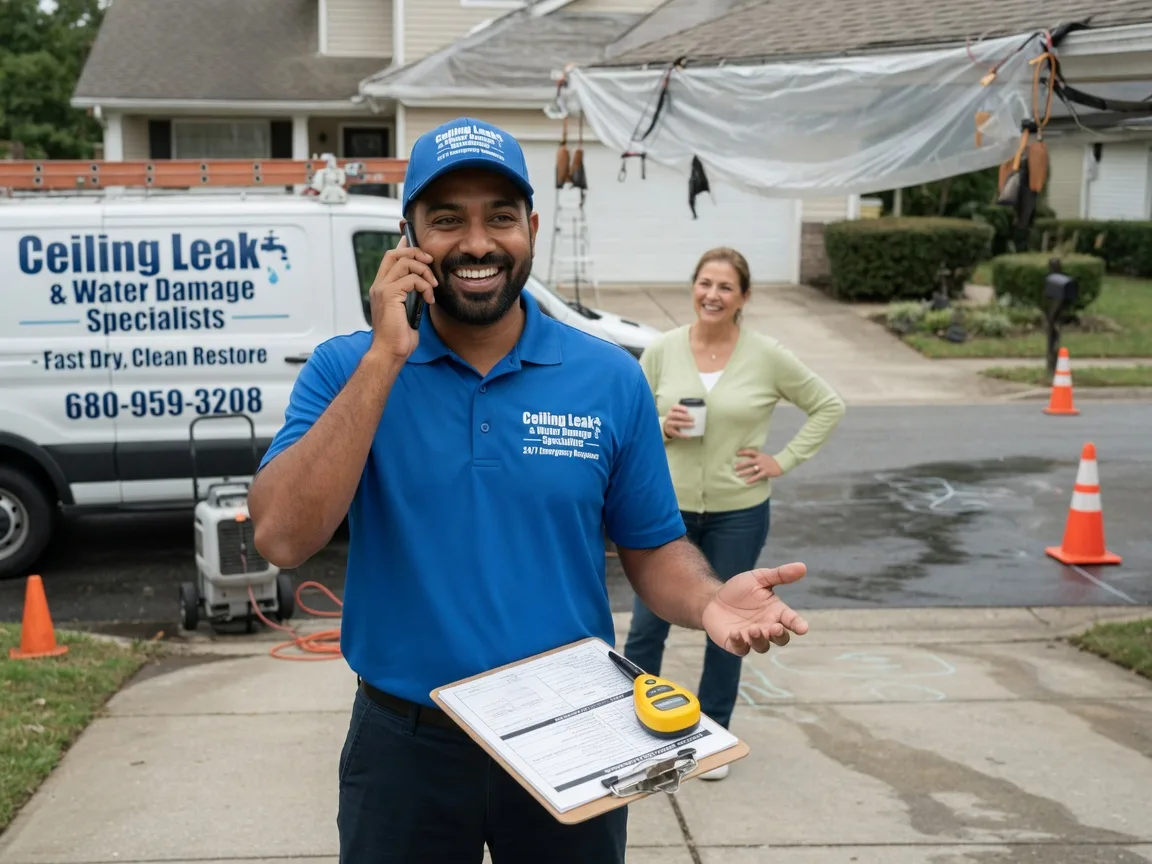 Ceiling Leak Cleanup Mount Hope, WV FAQs